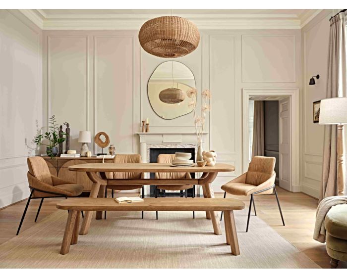 Dallas Wooden 200cm Dining Bench