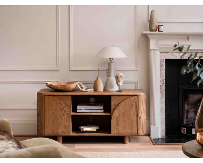 Dallas Wooden 2 Door 2 Drawer TV Unit 120cm Wide
