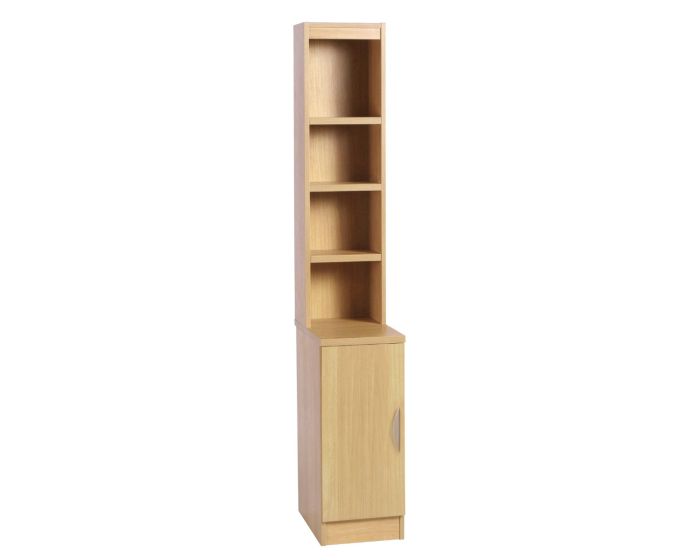 Home Office Small 1 Door Desk Height Cupboard with OSB Hutch