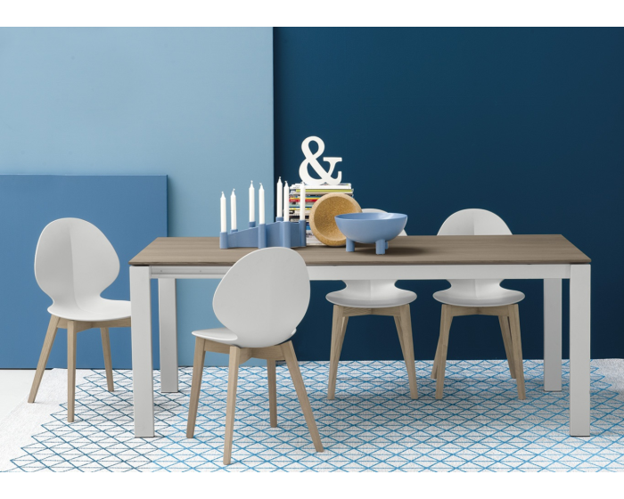 Calligaris Basil Wooden Legged Chair