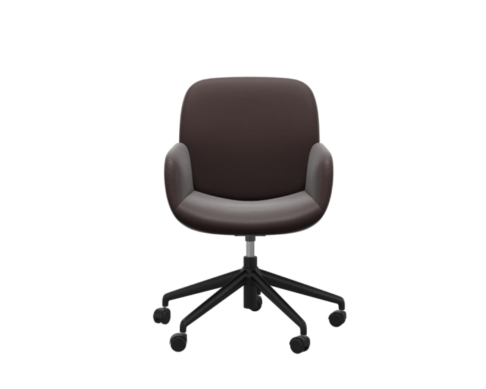 Stressless Bay Low Back Home Office Chair With Arms
