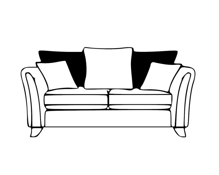 Alstons Bonnie 2 Seater Sofa Pillow Back
