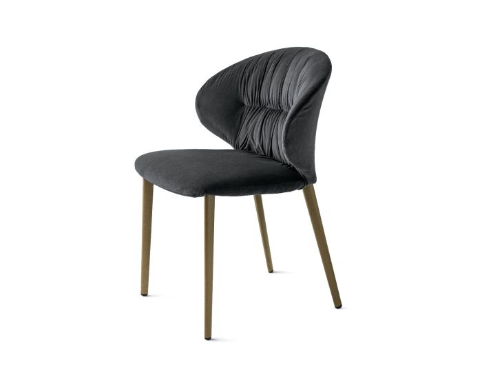 Bontempi Casa Drop Dining Chair with Conic Legs