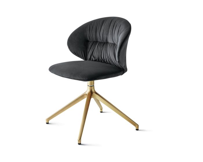 Bontempi Casa Drop Swivel Dining Chair