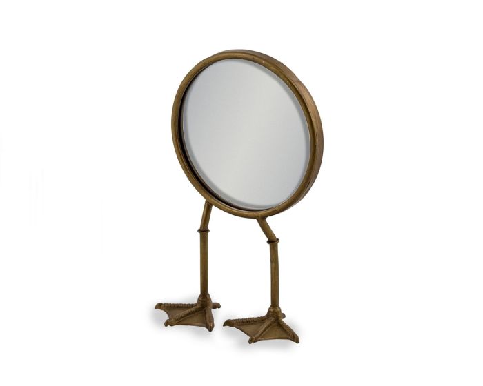 Bird Legged Table Mirror Bronze