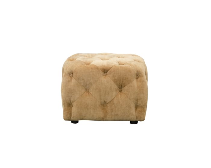 Alexander & James Button Footstool Small Fabric Footstool