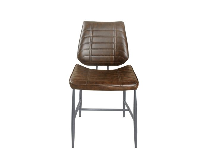 Bluebone Cortina Chestnut Vegan Leather Dining Chair (x2)