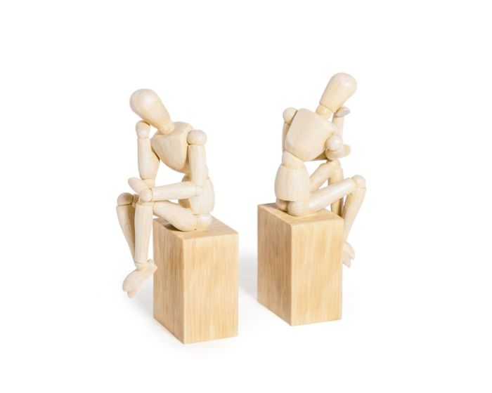 Thinker Bookends