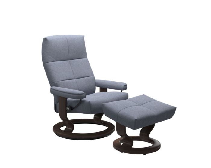 Stressless David Classic Chair with Footstool