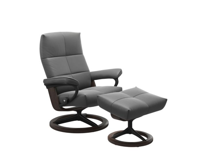 Stressless David Signature Chair with Footstool