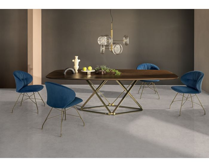Bontempi Casa Delta Barrel Fix Dining Table