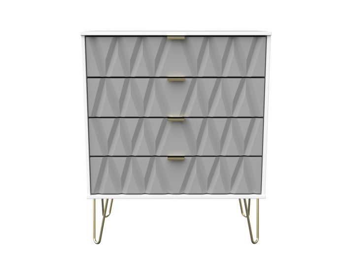 Diamond Shadow 4 Drawer Chest