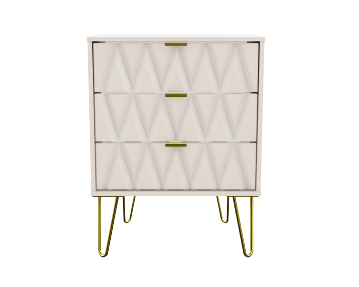 Diamond Kashmir 3 Drawer Midi Chest