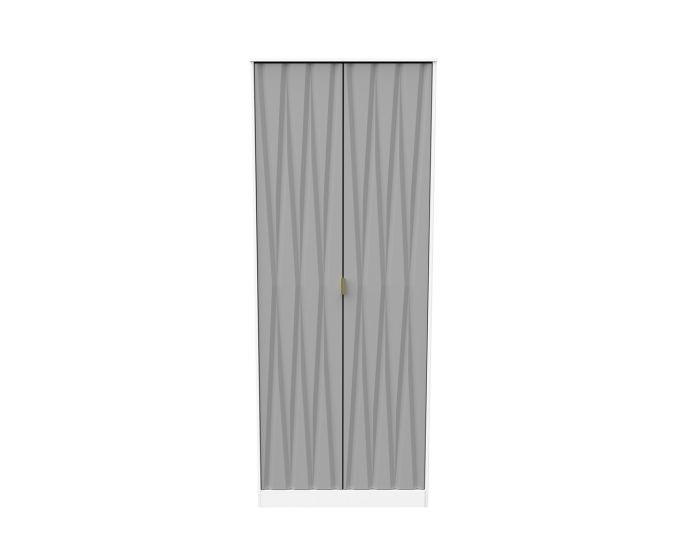 Diamond Shadow 2 Door Wardrobe