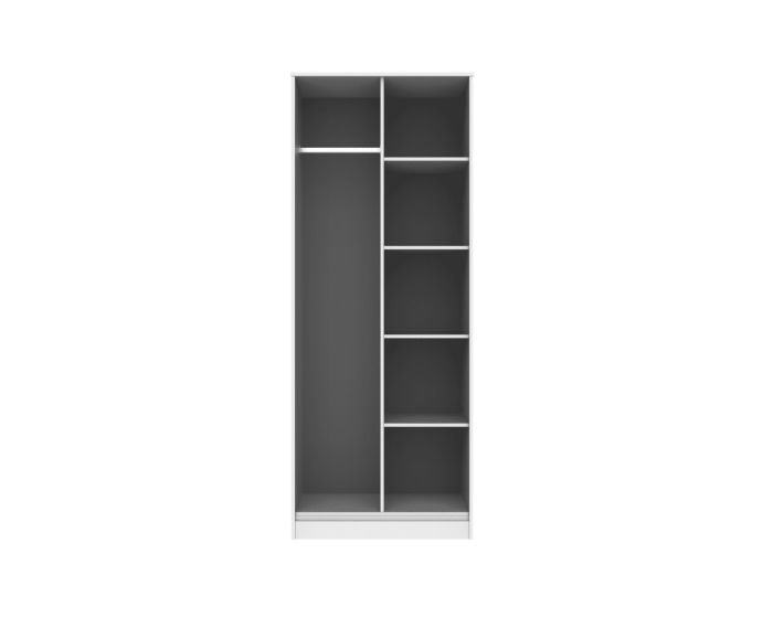 Diamond Kobe Pink Open Shelf Wardrobe