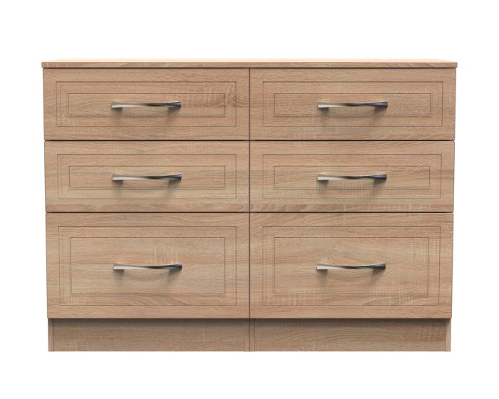 Dorset 6 Drawer Midi Chest