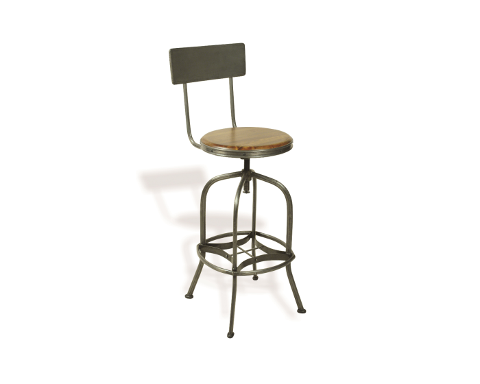 Bluebone Re-Engineered Swivel Bar Stool