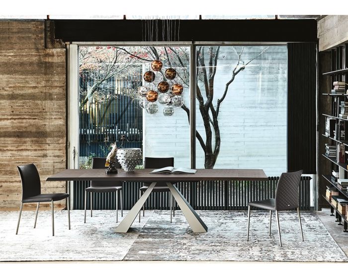 Cattelan Italia Eliot Wood Drive Extra Large Extending Dining Table