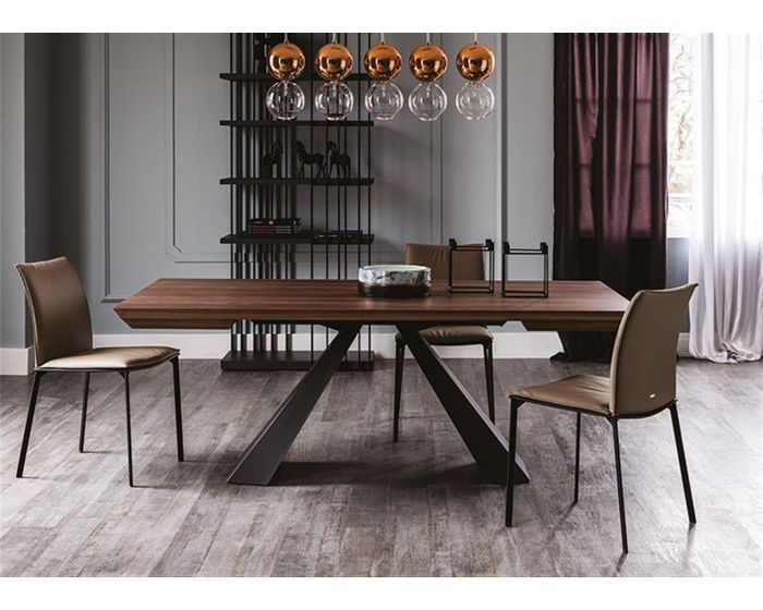 Cattelan Italia Eliot Wood Drive Large Extending Dining Table