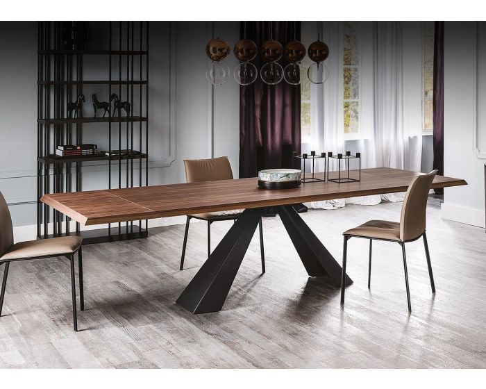 Cattelan Italia Eliot Wood Drive Extra Large Deep Extending Dining Table