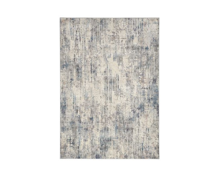 Calvin Klein Infinity Ivory Blue Rug