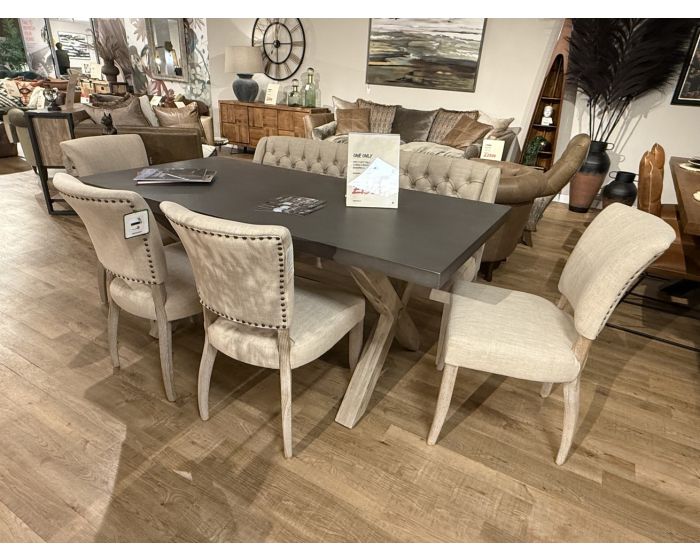 Clearance Dakota Rectangular Table, 4 Chairs & Bench