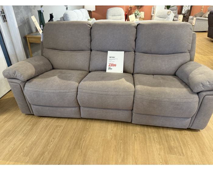 Clearance Manhattan 3 Seater Power Recliner Sofa & Chair