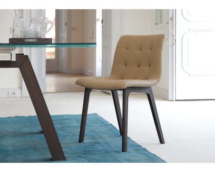 Bontempi Casa Kuga Wooden Frame Dining Chair