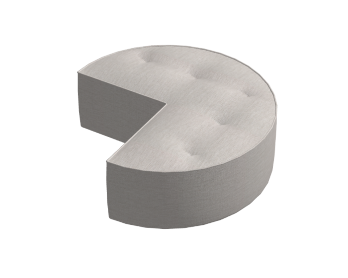 Fama Arianne Love 90 Degree Large Footstool 'QL'