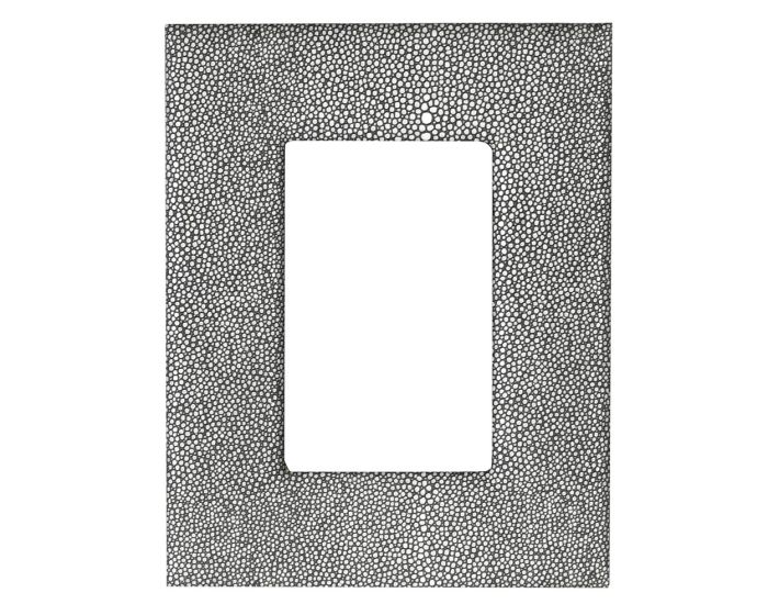 Leather Shagreen Photo Frame
