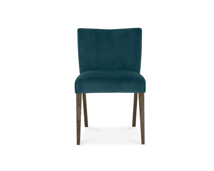 Brienne Sea Green Velvet Low Back Chair