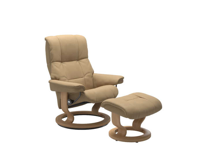 Stressless Mayfair Classic Recliner Chair with Footstool Quick Ship