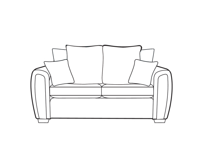Alstons Memphis 3 Seater Pillow Back Sofa