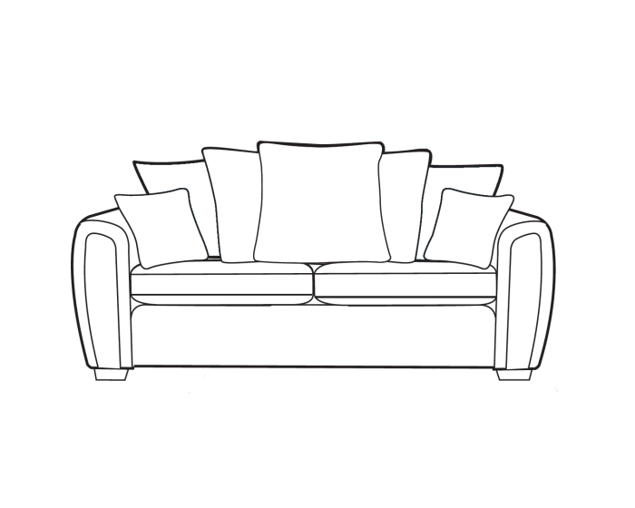Alstons Memphis Grand Pillow Back Sofa