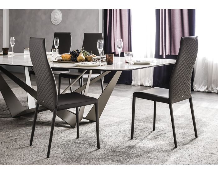 Cattelan Italia Norma Couture High Back Dining Chair