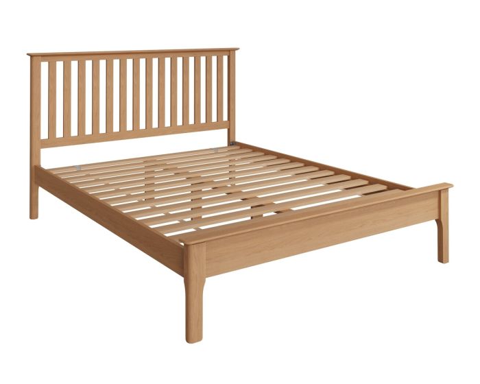 Scandi Bedroom Kingsize Slatted Bed