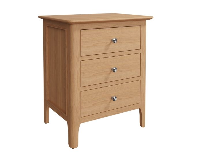 Scandi Bedroom Extra Large Bedside Cabinet