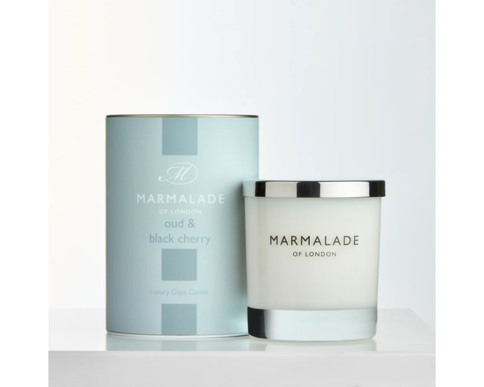 Marmalade of London Glass Jar Candle Oud & Black Cherry