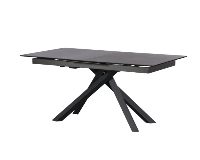Harris 160cm-200cm Extending Dining Table (Dark Grey)