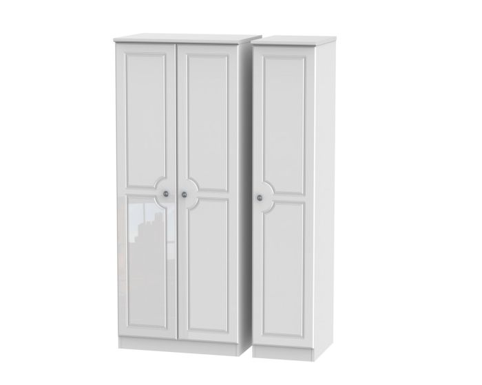 Pembroke Triple Plain Wardrobe