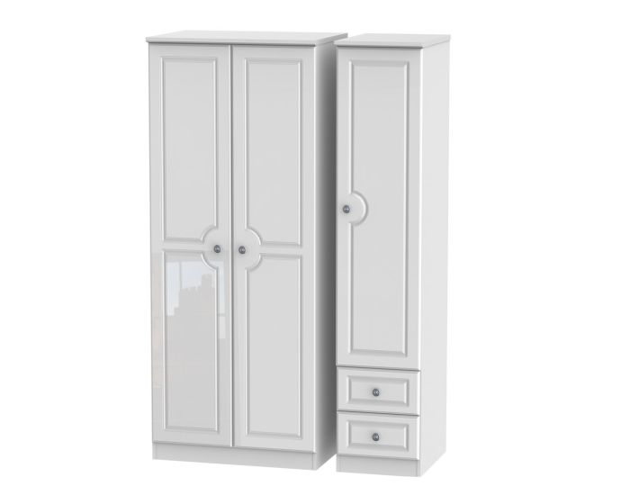 Pembroke Triple Plain Wardrobe & Drawer