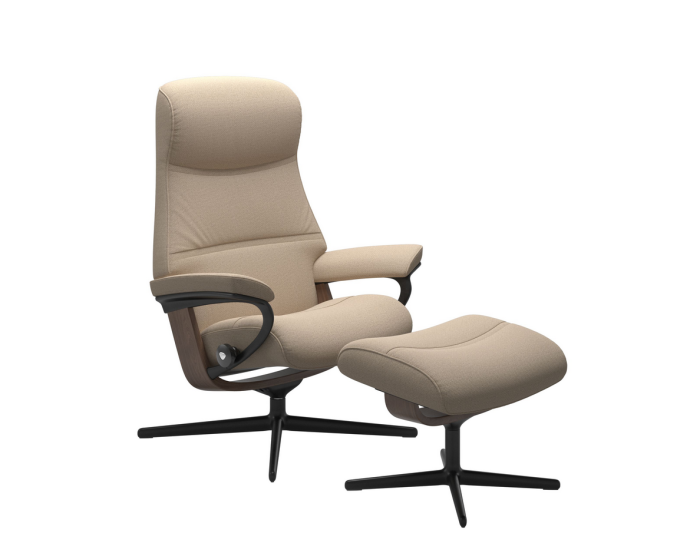 Stressless Philip Cross Chair with Footstool