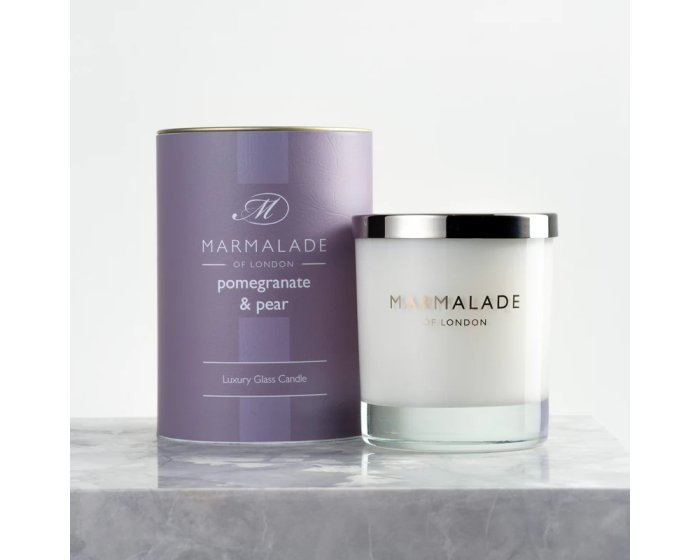 Marmalade of London Glass Jar Candle Pomegranate & Pear