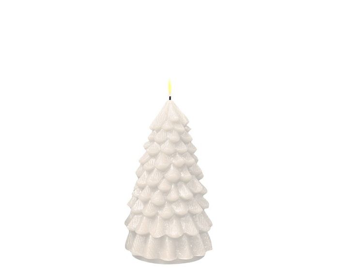 Christmas Tree Light White LED Candle 18cm