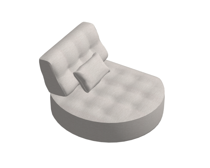 Fama Arianne Love Chaise Longue Round 'Y1'