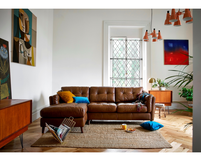 Alexander & James Saddler Chaise Sofa LHF