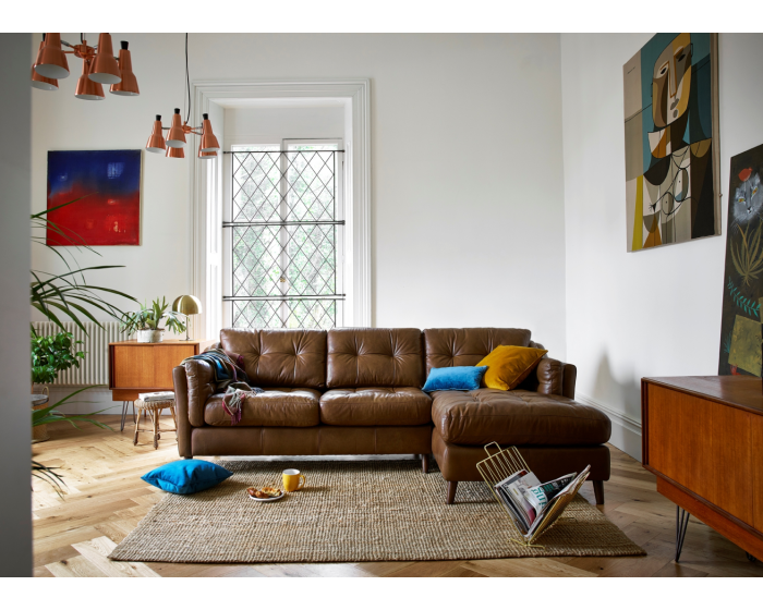 Alexander & James Saddler Chaise Sofa RHF