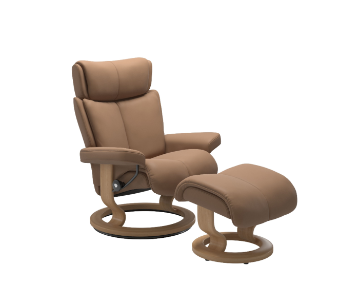 Stressless Magic Classic Chair with Footstool