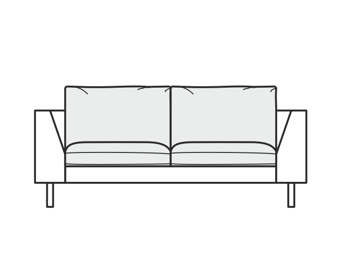 SITS Tokyo 2 Seater Sofa