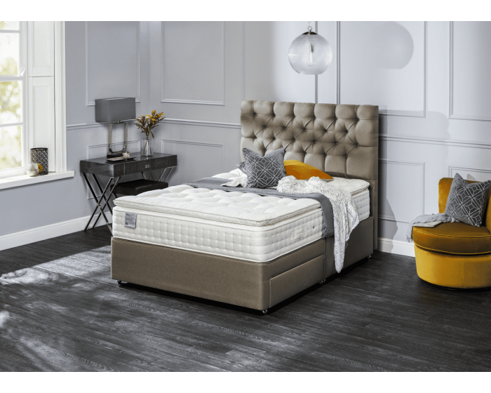 Relyon Dreamworld Ullswater Natural Silk 2900 Divan Bed